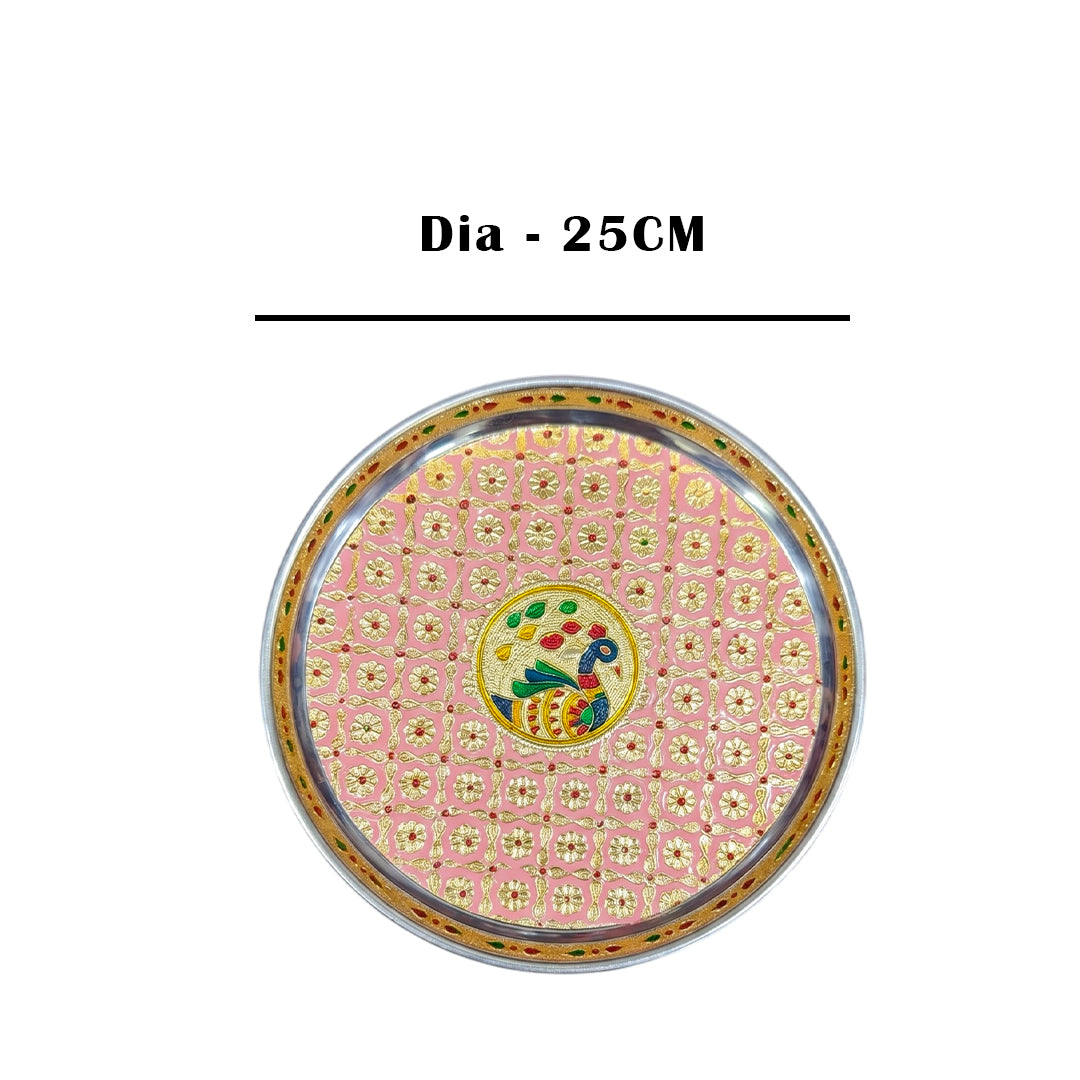 MM SS Meenakari Work Plate Big