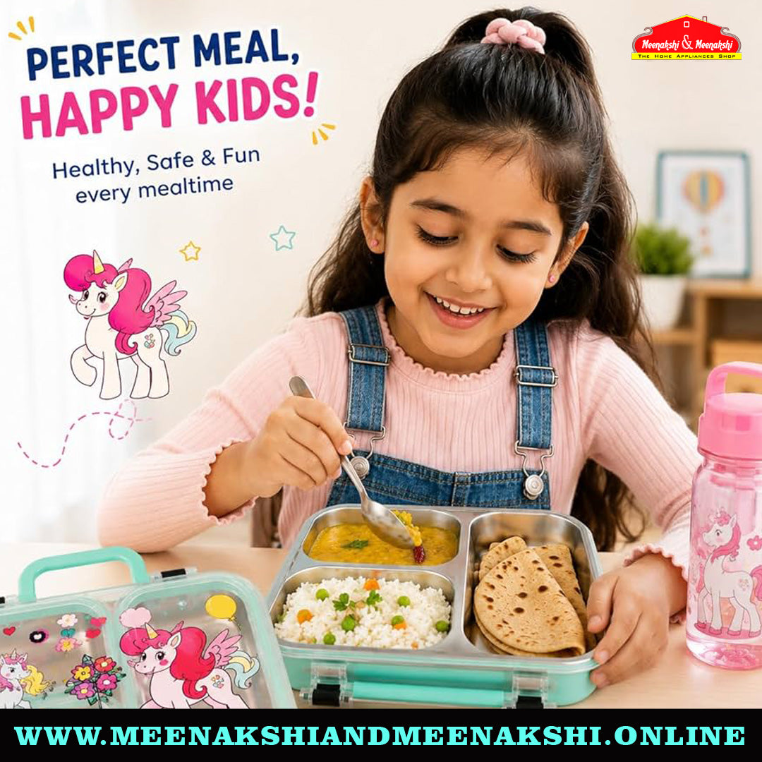 Bento 3 Partition Lunch Box 750ml
