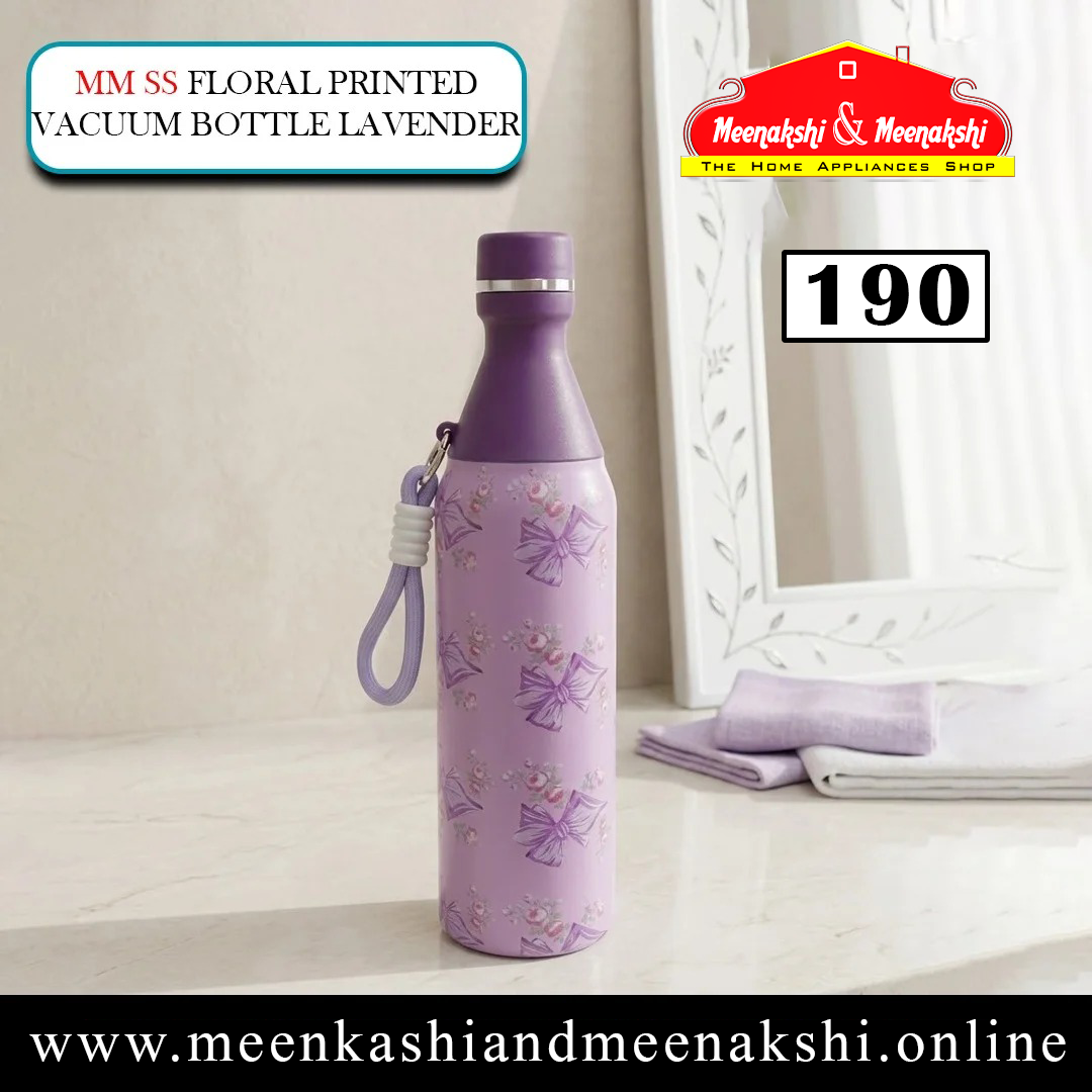 MM SS Floral Printed Vaccum Bottle 500ml