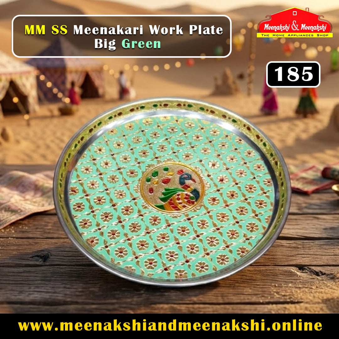 MM SS Meenakari Work Plate Big