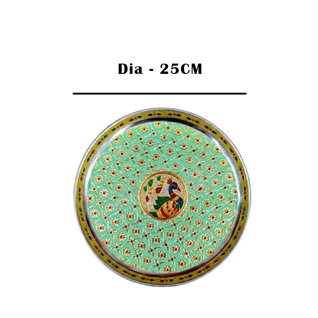 MM SS Meenakari Work Plate Big