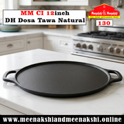 MM CI 12inch DH Dosa Tawa Natural 130