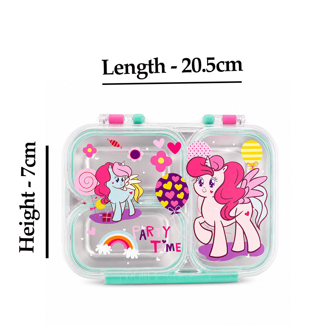 Bento 3 Partition Lunch Box 750ml