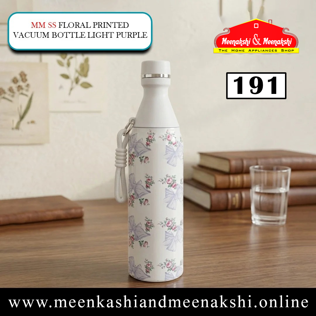 MM SS Floral Printed Vaccum Bottle 500ml