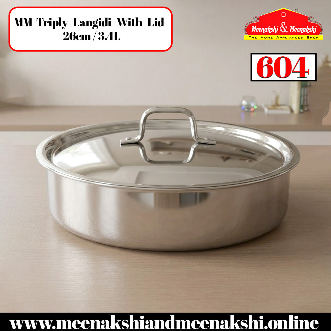 MM Triply Langdi With Lid