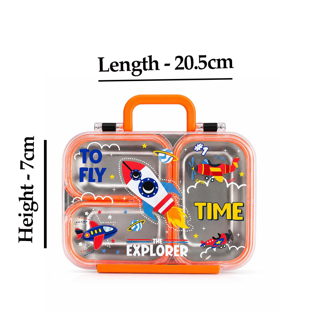 Bento 3 Partition Lunch Box 750ml