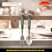 Cartoon 2PCS Spoon & Fork Set Super Mario