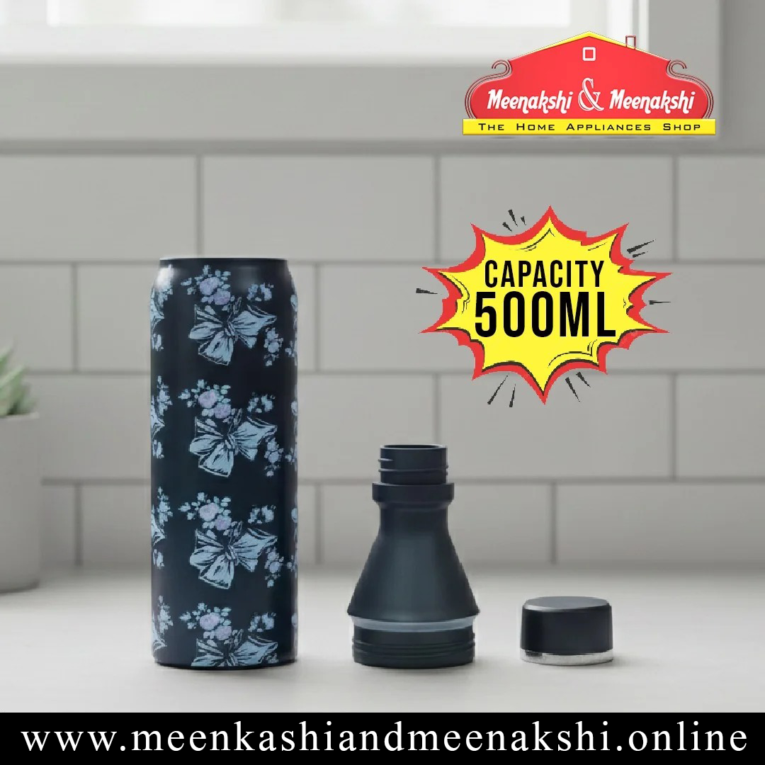 MM SS Floral Printed Vaccum Bottle 500ml