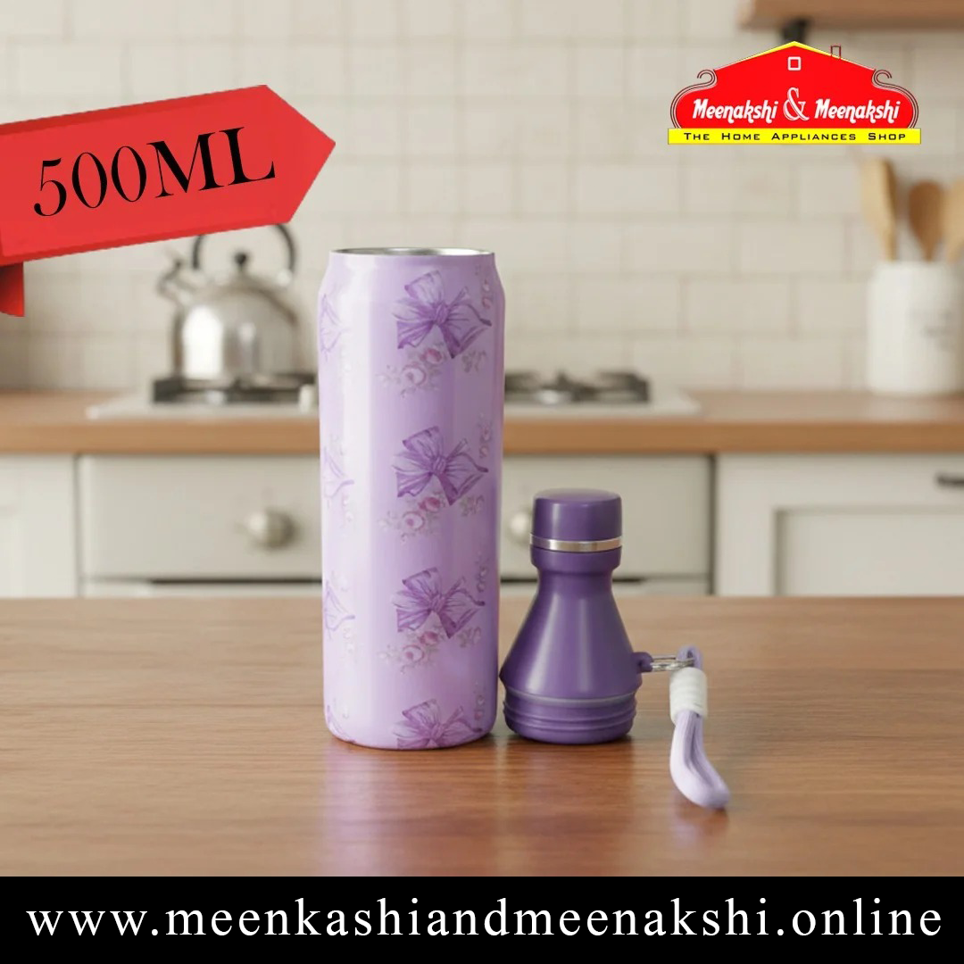 MM SS Floral Printed Vaccum Bottle 500ml