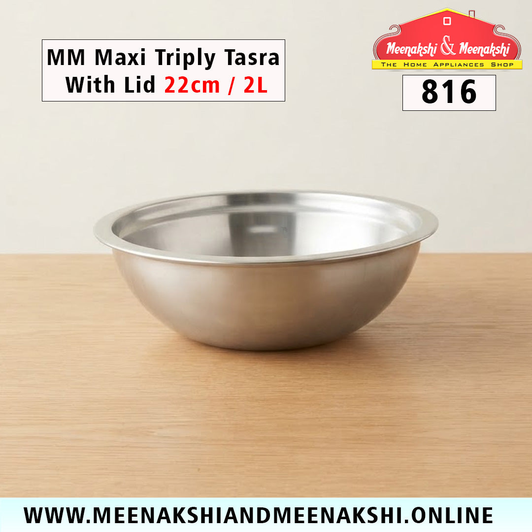 MM Maxi Triply Tasra With Lid