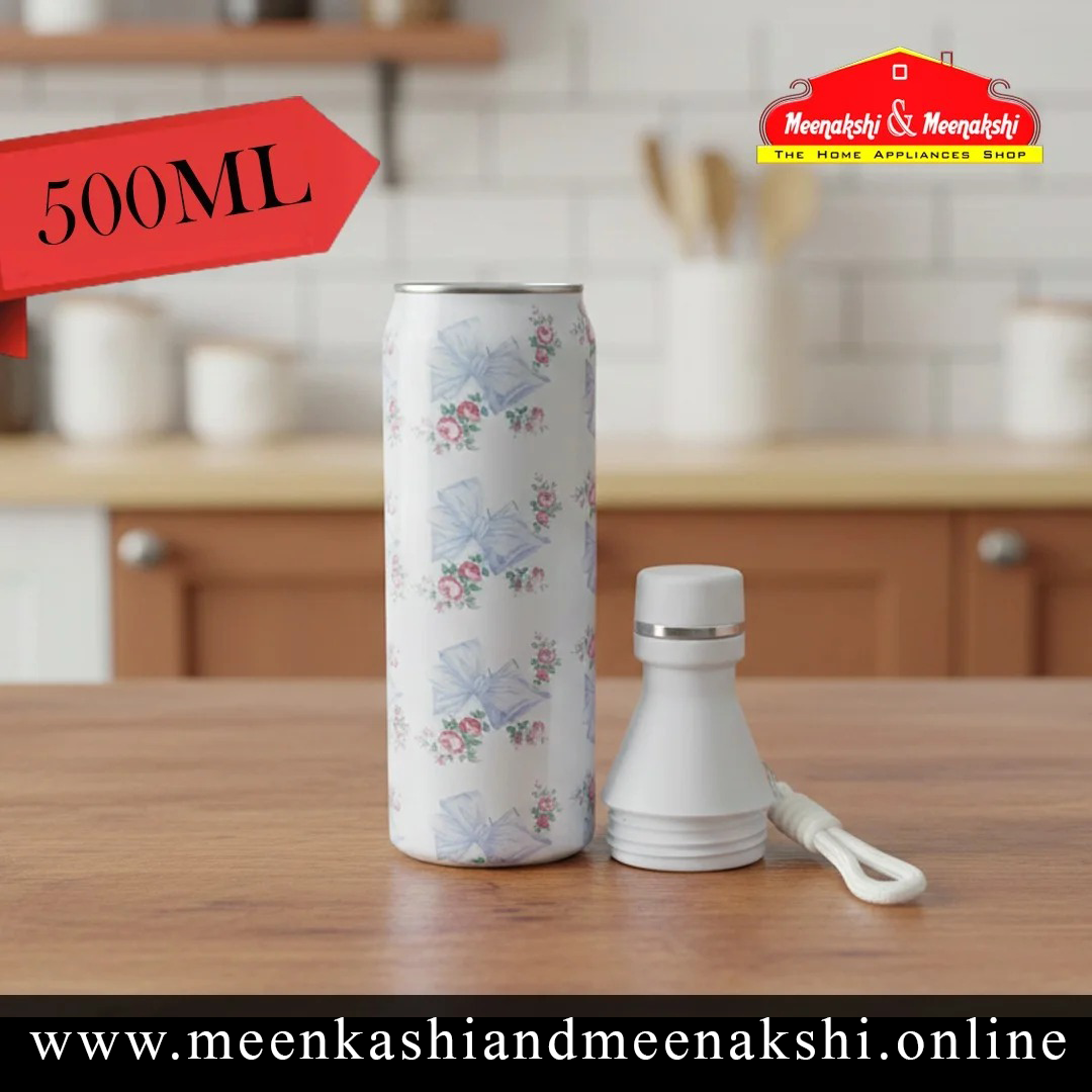 MM SS Floral Printed Vaccum Bottle 500ml