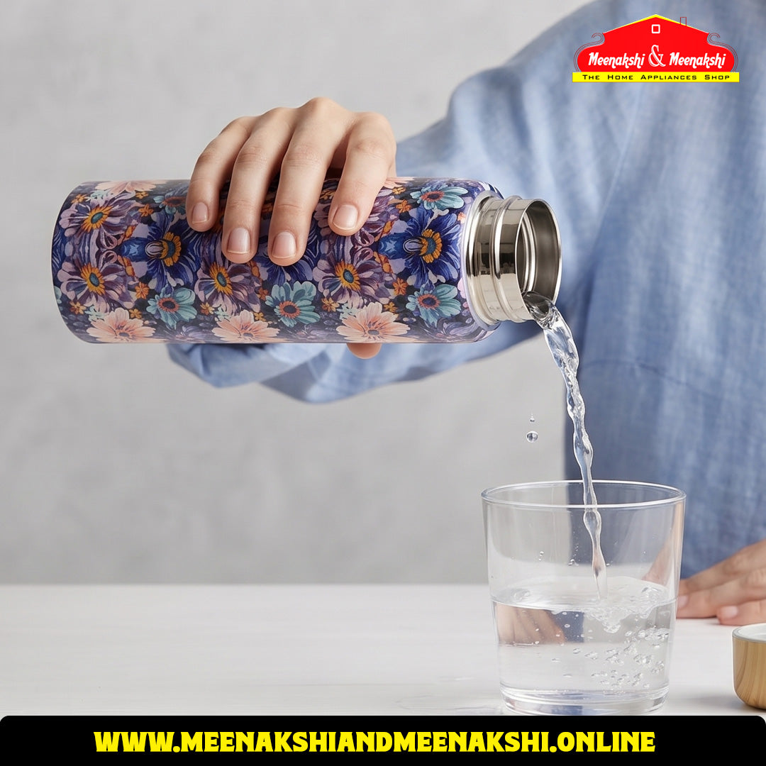 Floral Printed Mini Flask 250ml