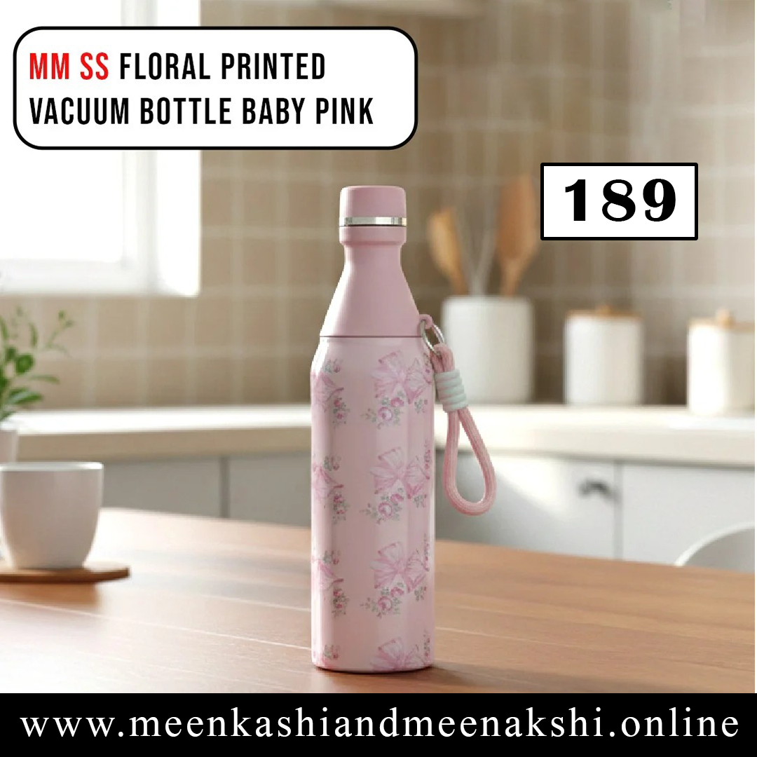 MM SS Floral Printed Vaccum Bottle 500ml