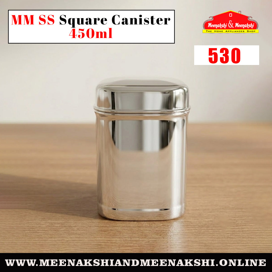 MM SS Square Canister