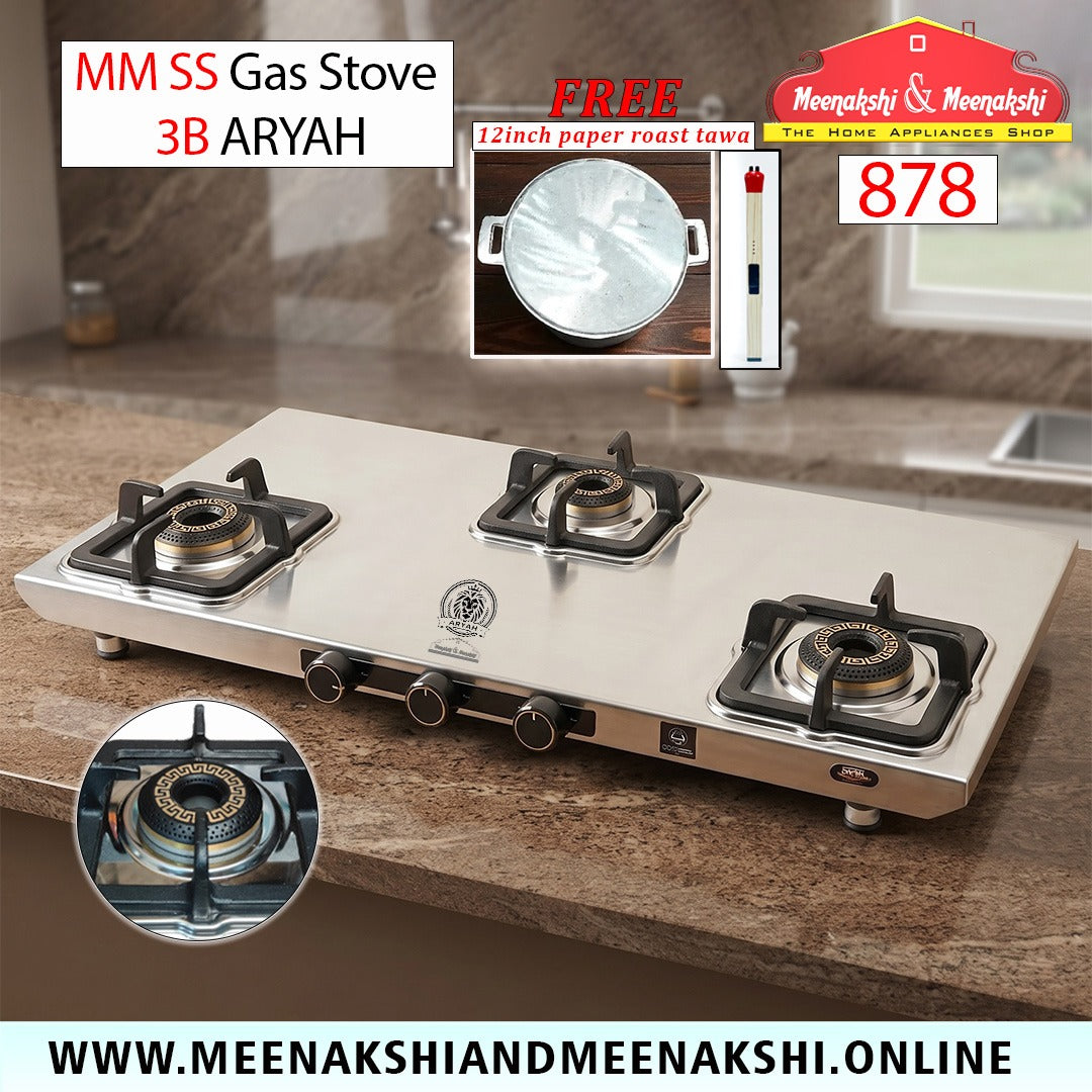 MM SS Gas Stove 3B ARYAH 878