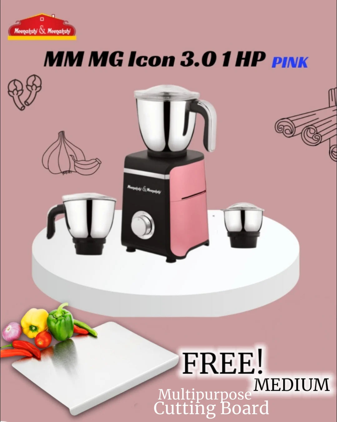 MM MG Icon 3.0 1 HP Pink