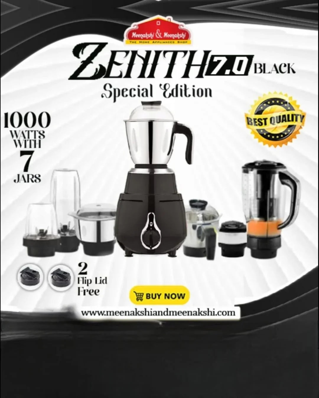 MM MG ZENITH 7.0 1000W BLACK Special Edition-MM424