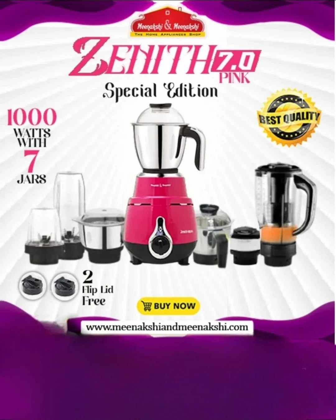 MM MG ZENITH 7.0 1000W PINK Special Edition-MM423