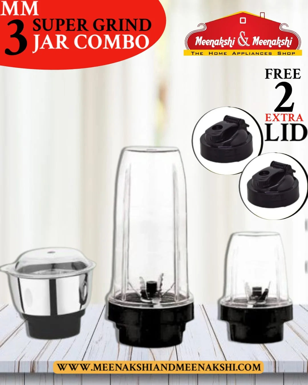 MM SUPER GRIND 3 JAR COMBO