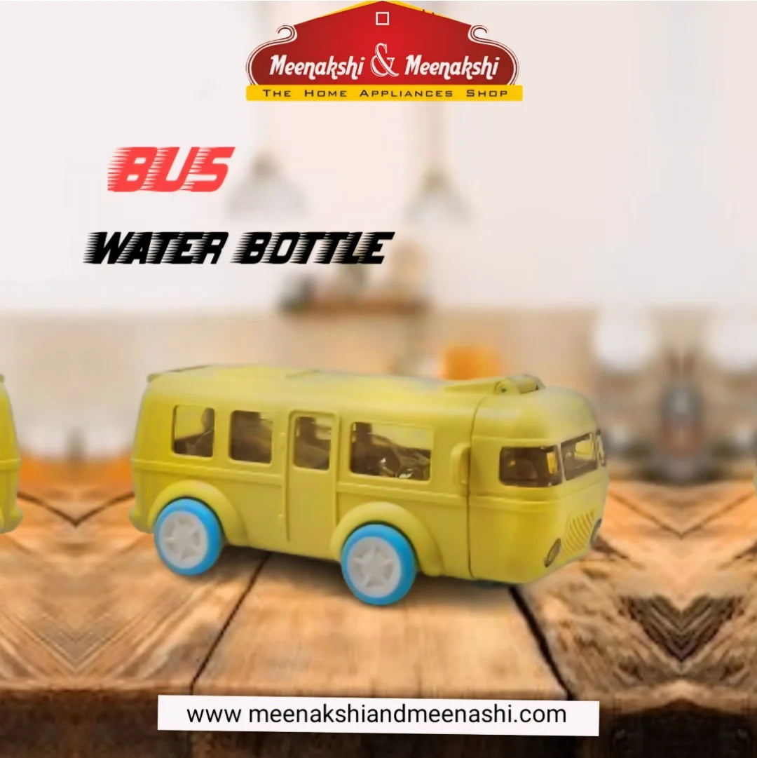 BUS WATER BOTTLE YELLOW