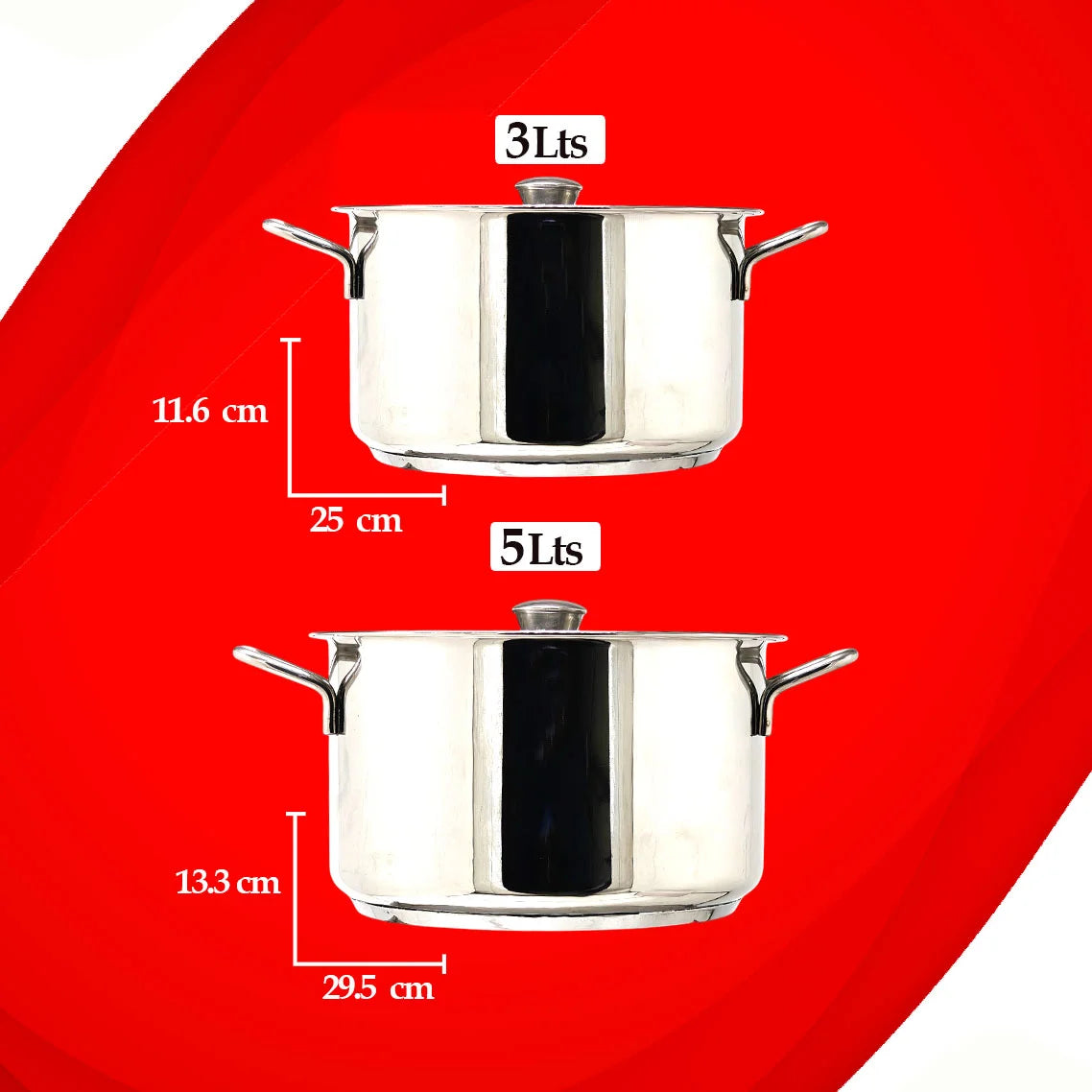 MM SS SB BIRIYANI POT 5LTS+3LTS COMBO TPP8