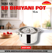 MM SS SB BIRIYANI POT 3LTS TPP9