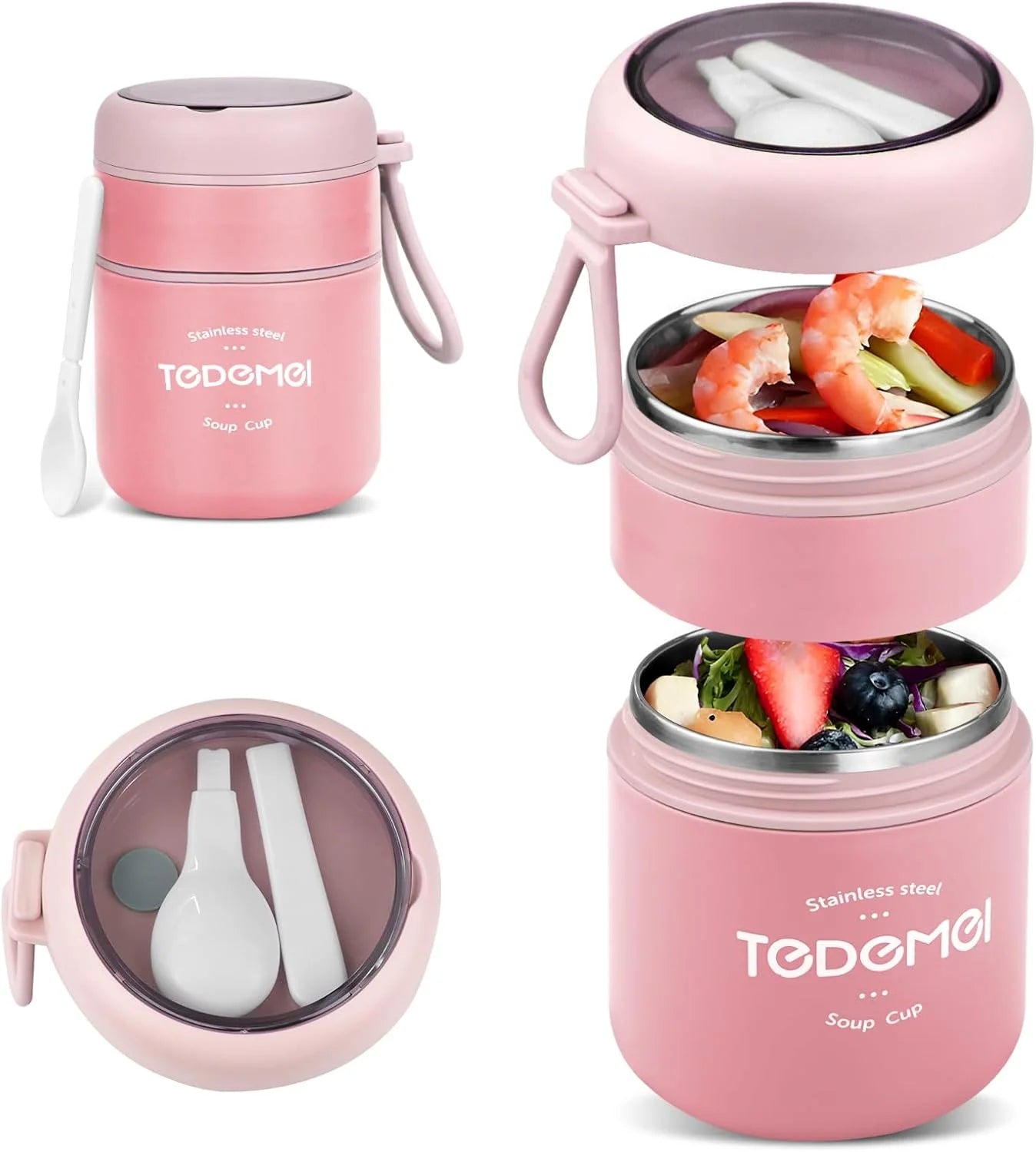 Tedemel 2 layer Soup Cup Blue MM2669