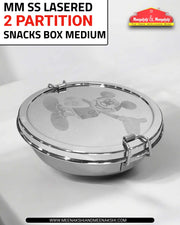 MM SS Lasered 2 Partition Snacks Box Medium MM2600