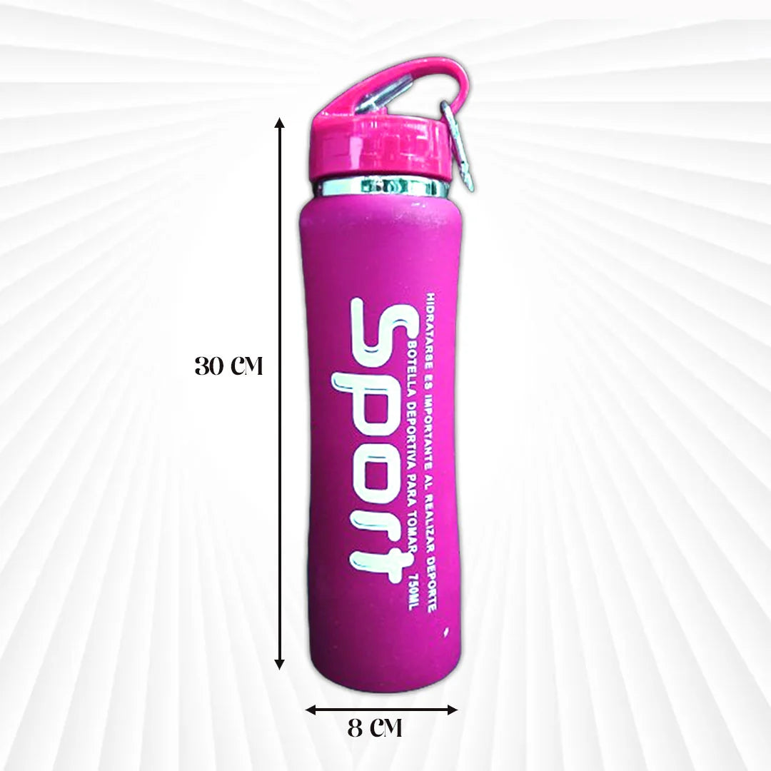 Sports Water Bottle Pink 750 ml MM626