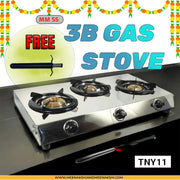MM SS 3 Burner Gas Stove TNY11