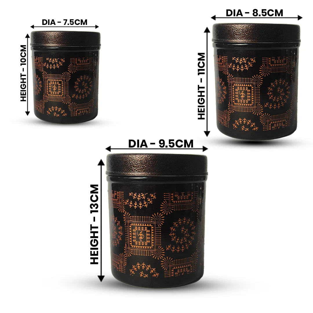 MM SS 3PCS Chocolate Canister MM3046