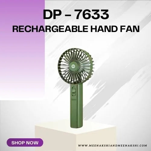 Dp - 7633 Rechargeable Hand Fan