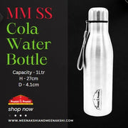 MM SS Cola Water Bottle