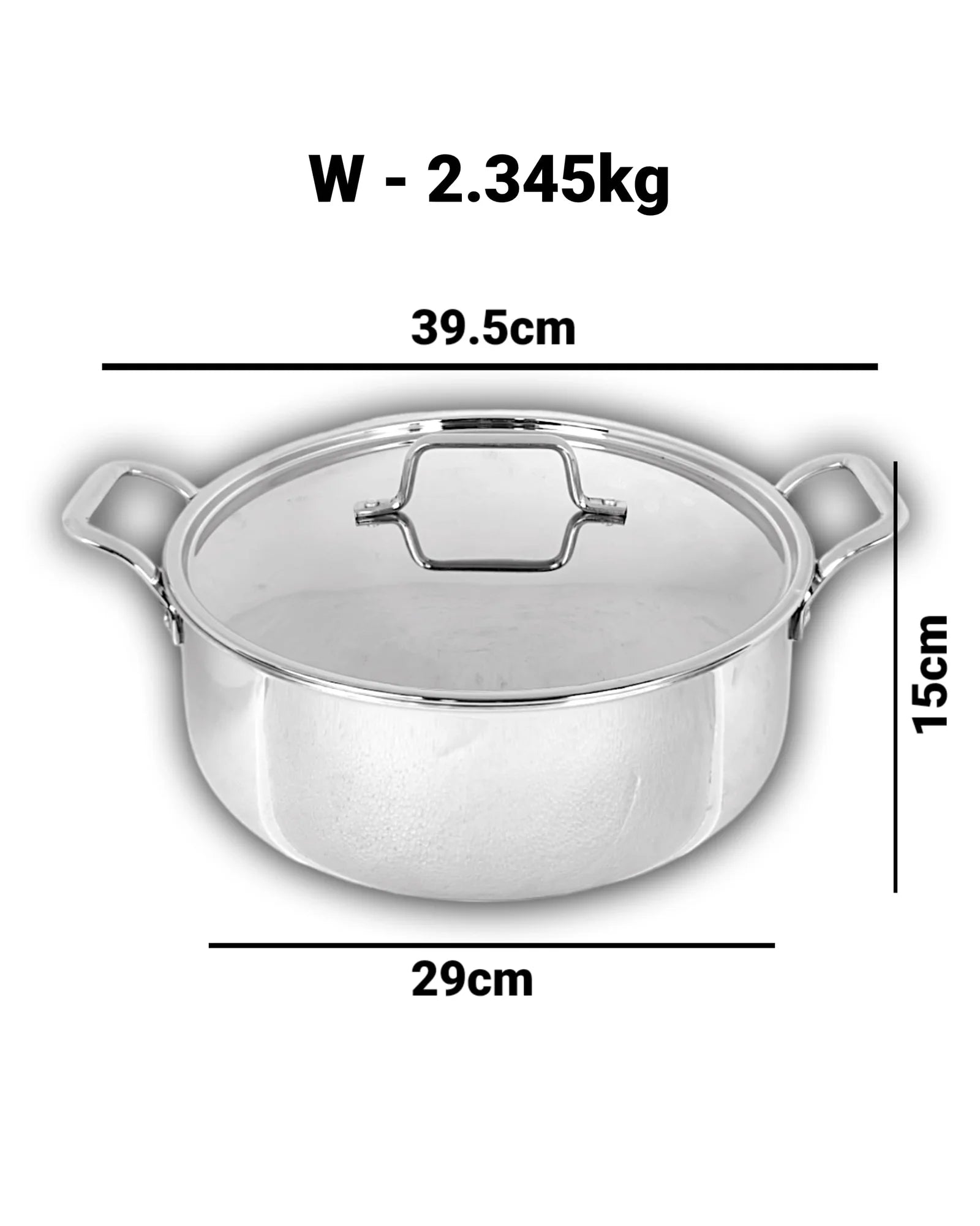 MM Triply Skillet Briyani Pot 28cm MM2313