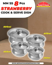 MM SS 8Pcs Strawberry Cook & Serve Dish MM2542