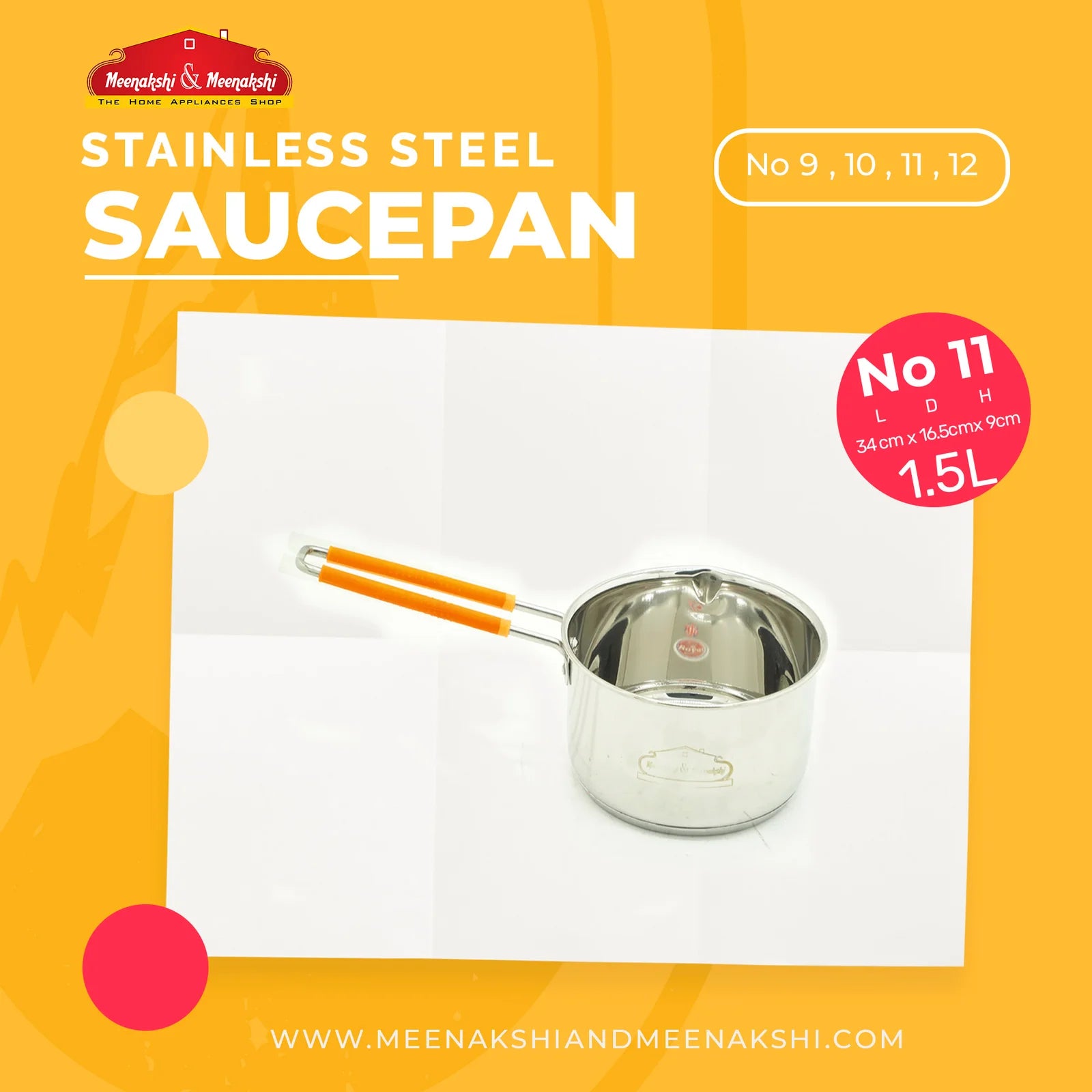 MM SS Sandwich Bottom Sauce Pan 9,10,11 Combo