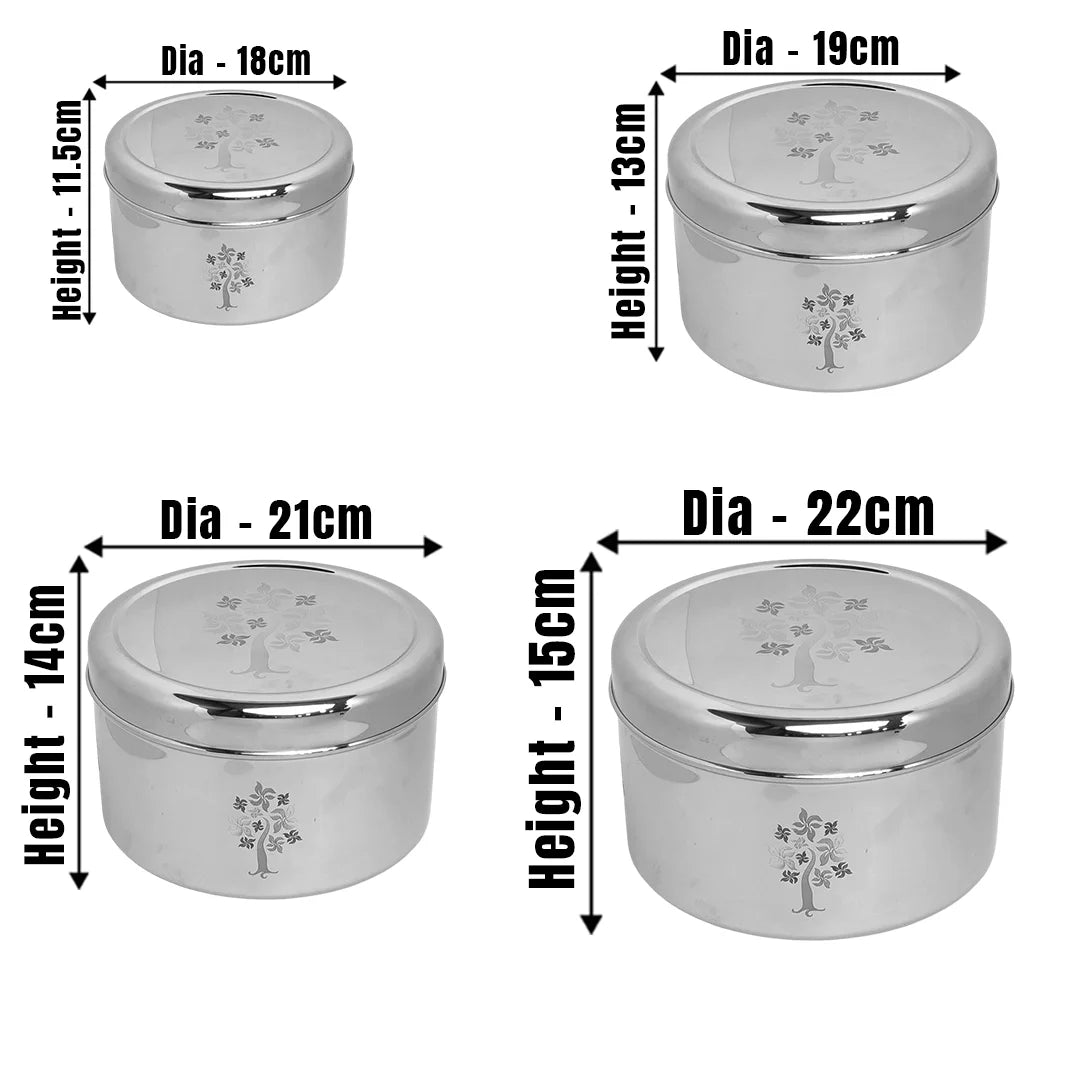 MM SS 4PCS Tree Lazer Maavu Dabba 50+10% Discount MM3147