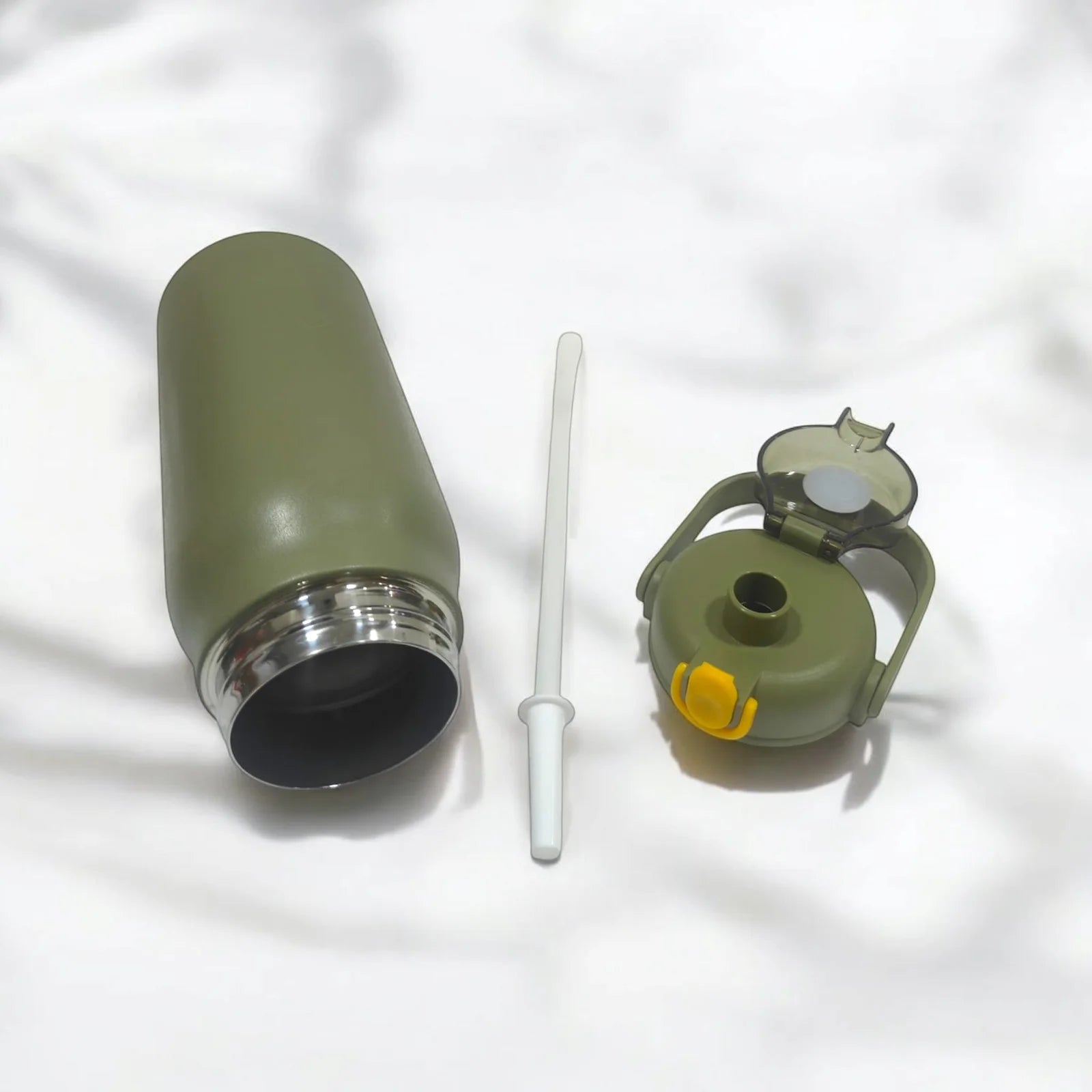 1200ml Hot & Cold Sports Bottle Military Green MM2644