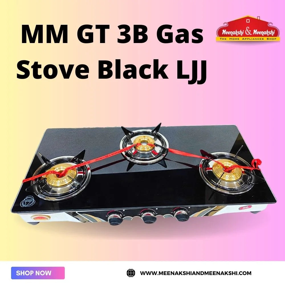 MM GT 3B Gas Stove Black LJJ