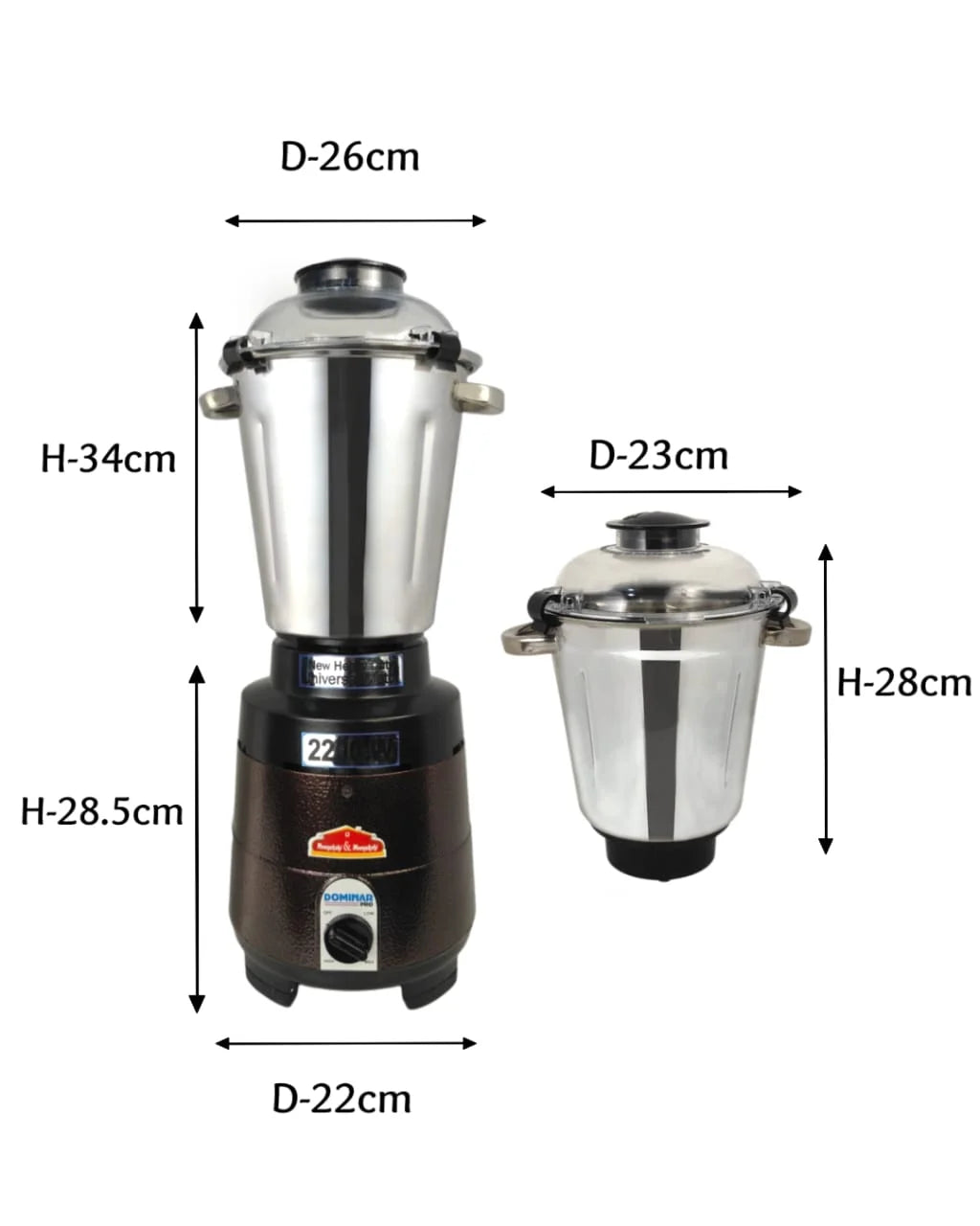 MM Dominar Commercial Mixi 2200 watts MM2281