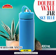 Double Wall Jar 400 ml Blue MM734