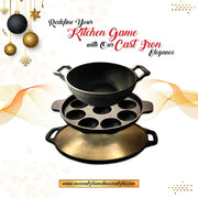 P6 - MM GS 3 Pc Cast Iron Cookware Set