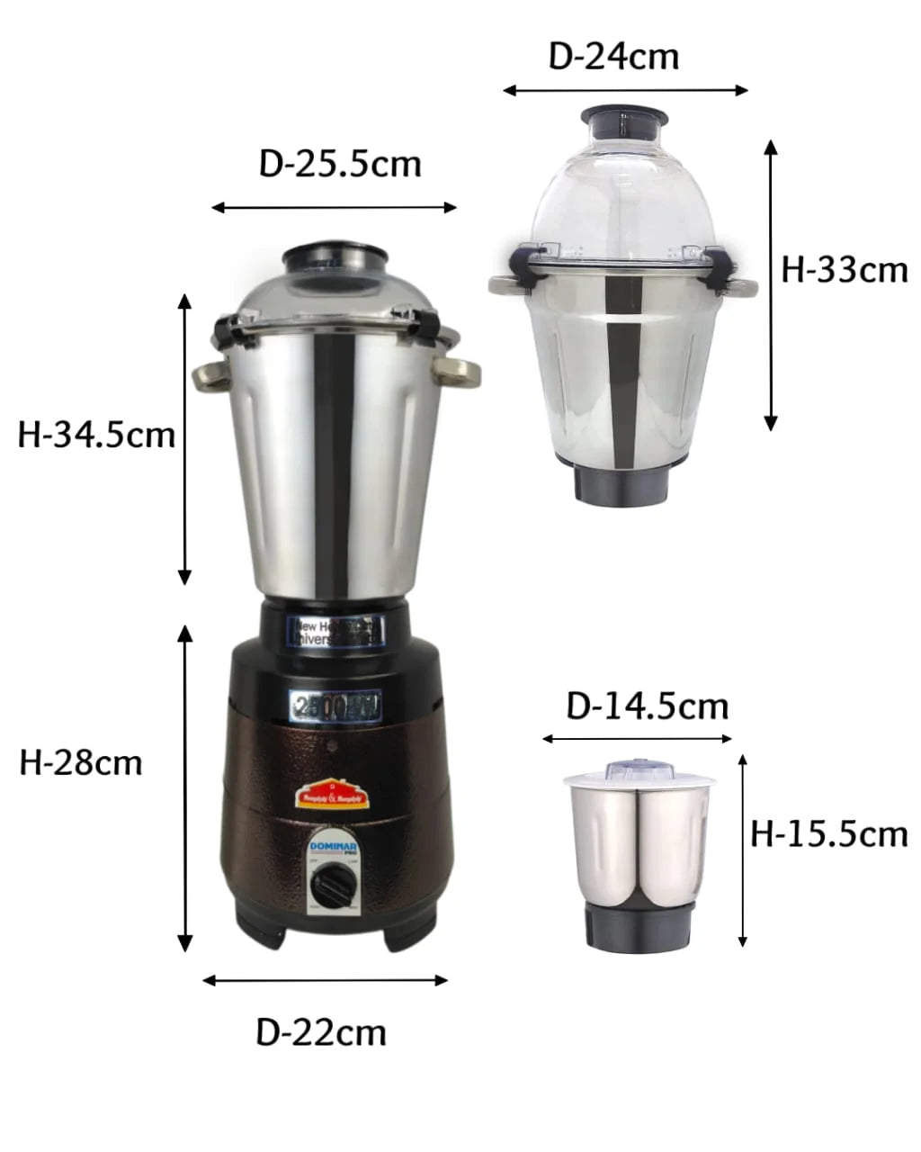 MM Dominar Commercial Mixi 2500 watts MM2282