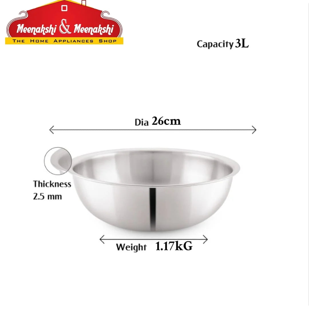 MM SS Triply Tasla 26cm 3L