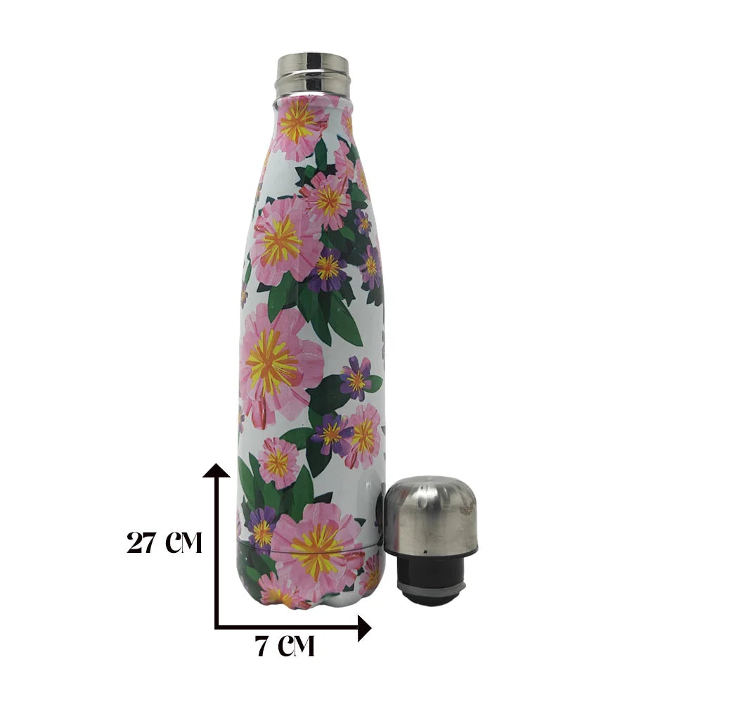 DOUBLE WALL FLOWER WATER BOTTLE NO-3 500ml MM1027