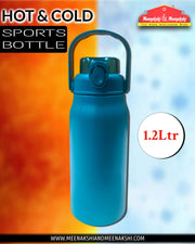 1200ml Hot & Cold Sports Bottle Ash Blue MM2643