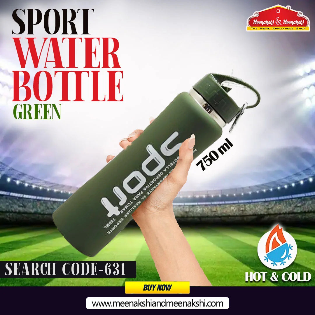 Sports Water Bottle Green750 ml MM631