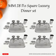 MM 28 Pcs Square Luxury Dinner set