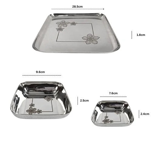 MM 28 Pcs Square Luxury Dinner set