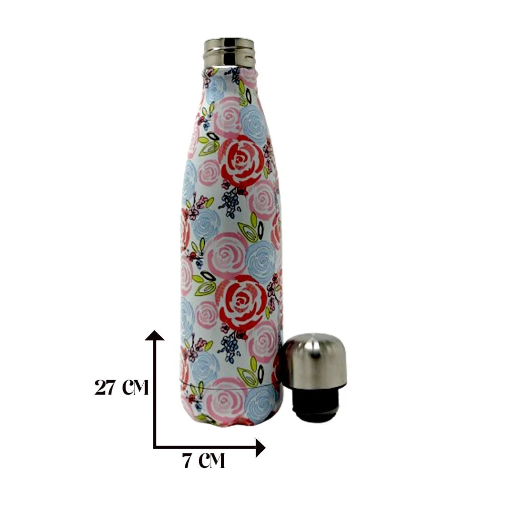 DOUBLE WALL FLOWER WATER BOTTLE NO-4 500ml MM1028